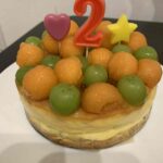 ひまわり２歳の誕生日ケーキ♪